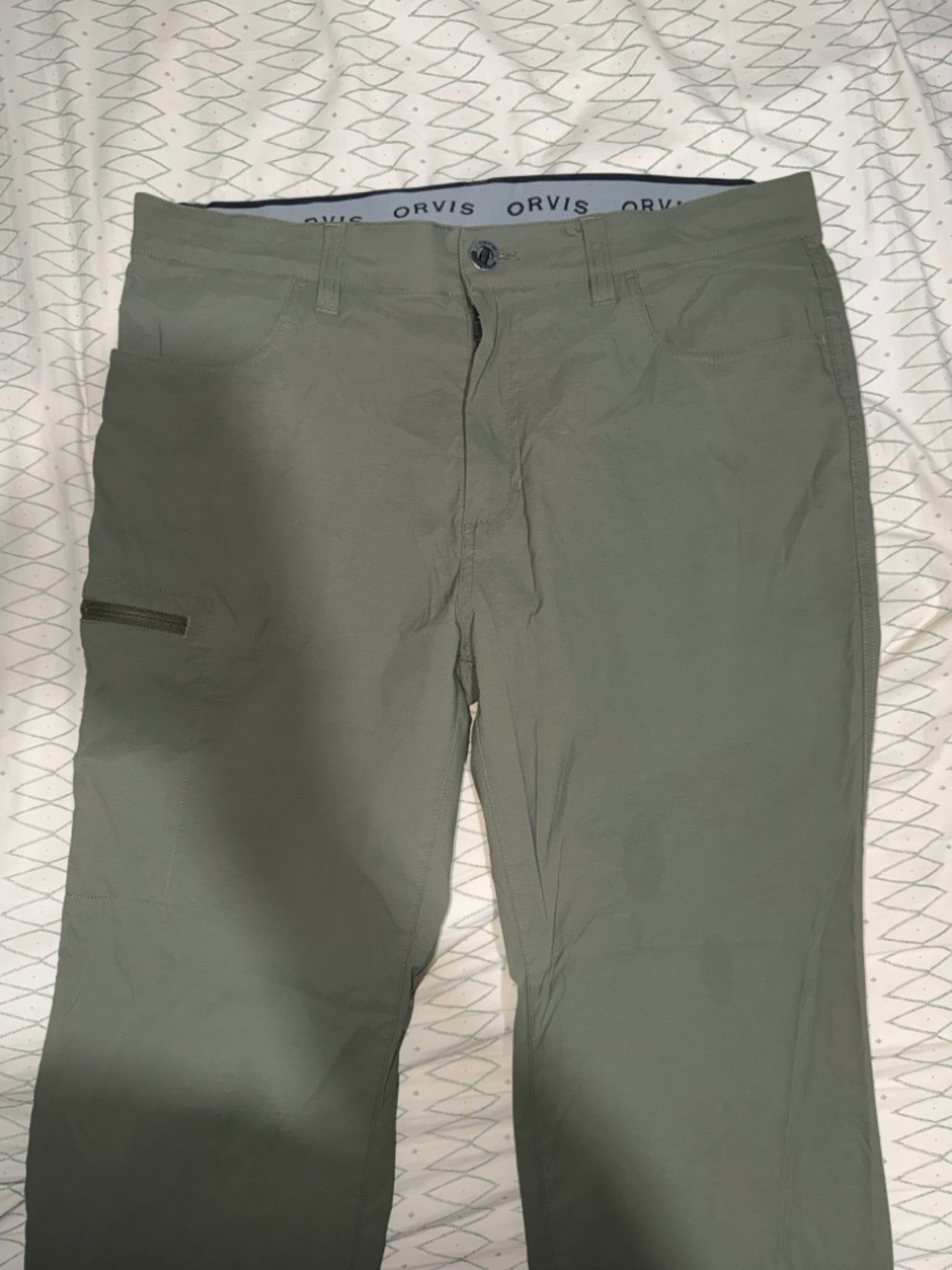 Orvis Men’s Olive Green Cargo Pants